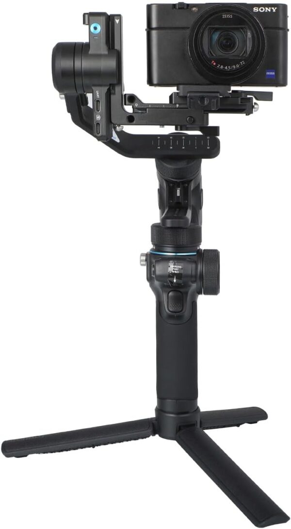 FeiyuTech SCORP Mini 2 Camera Gimbal Stabilizer with AI Tracker, 2.65lbs Payload, OLED Touchscreen, Native Vertical Shooting, 3-Axis All in One Gimbal for Sony/Canon/Nikon/Panasonic/Gopro/Smartphone