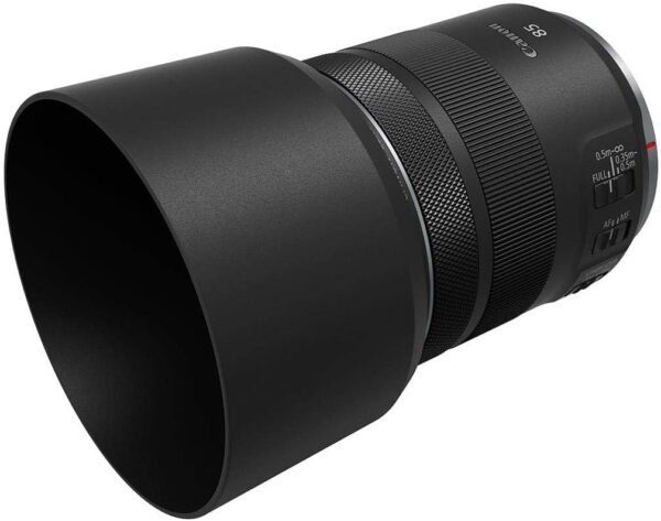 Canon RF 85mm F2 Macro is STM, Compact Medium-Telephoto Black Lens (4234C002)