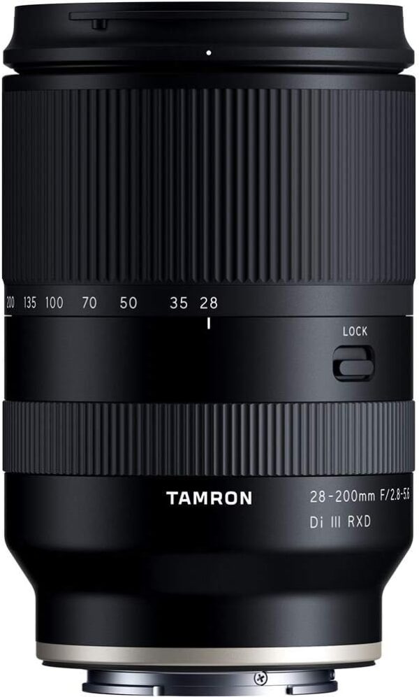Tamron 28-200 F/2.8-5.6 Di III RXD for Sony Mirrorless Full Frame/APS-C E-Mount, Model Number: AFA071S700, Black