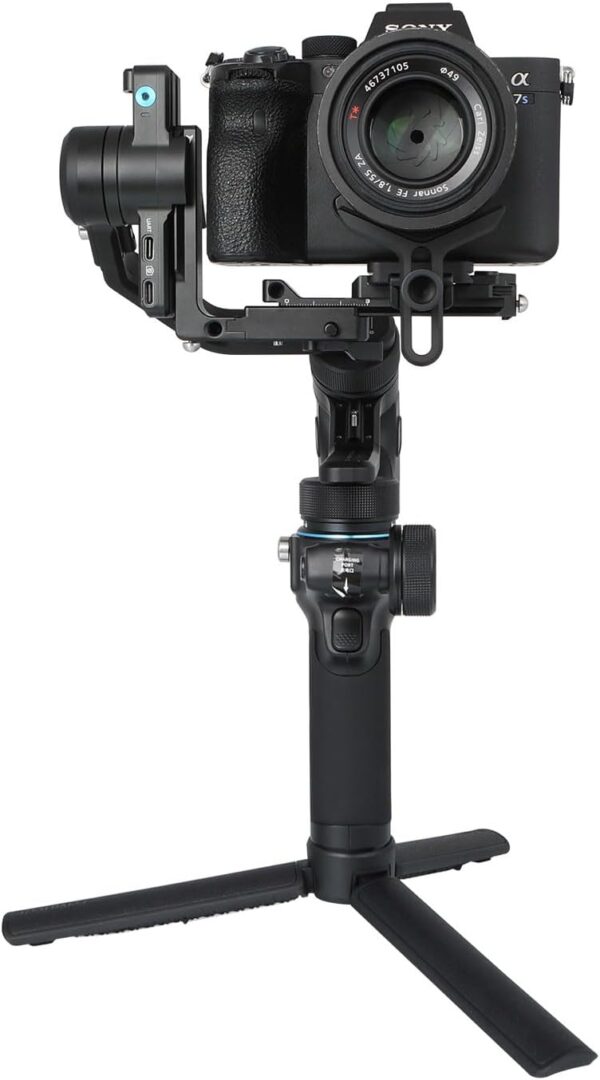 FeiyuTech SCORP Mini 2 Camera Gimbal Stabilizer with AI Tracker, 2.65lbs Payload, OLED Touchscreen, Native Vertical Shooting, 3-Axis All in One Gimbal for Sony/Canon/Nikon/Panasonic/Gopro/Smartphone