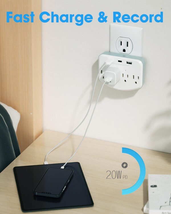 1080P Camera Wireless Hidden Cameras Mini Small Spy Security Wall Outlet WiFi Camera Indoor Camera for Home Security【Upgraded】