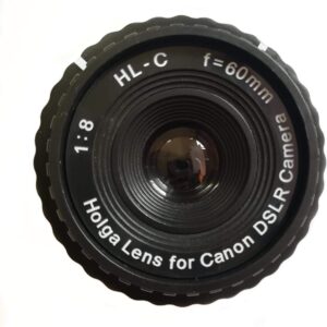 Holga HL-C 60mm f/8 Lens for Canon DSLR Camera(Black)