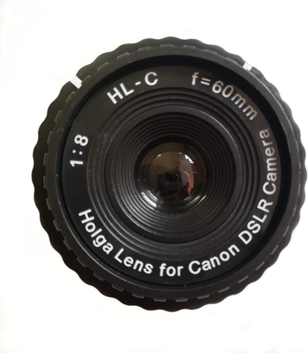 Holga HL-C 60mm f/8 Lens for Canon DSLR Camera(Black)