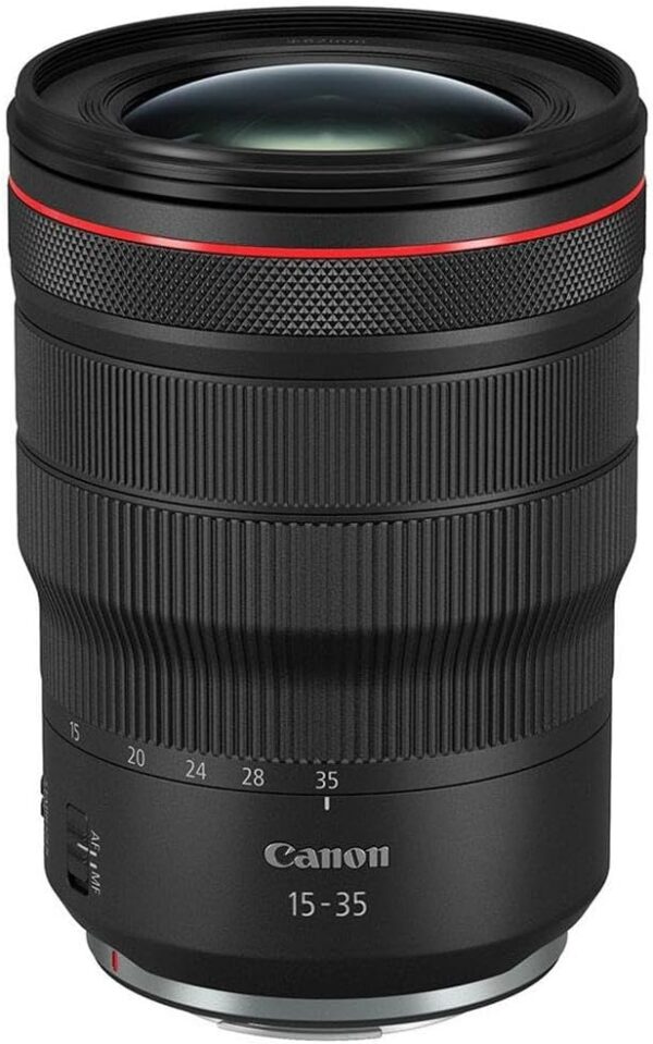 Canon RF15-35mm F2.8 L is USM Lens, Standard Zoom Lens, Compatible with EOS R Series Mirrorless Cameras, Black