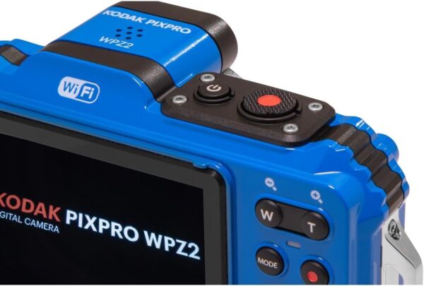 KODAK PIXPRO WPZ2 Rugged Waterproof Shockproof Dustproof WiFi Digital Camera 16MP 4X Optical Zoom 1080P Full HD Video Vlogging Camera 2.7" LCD (Blue)