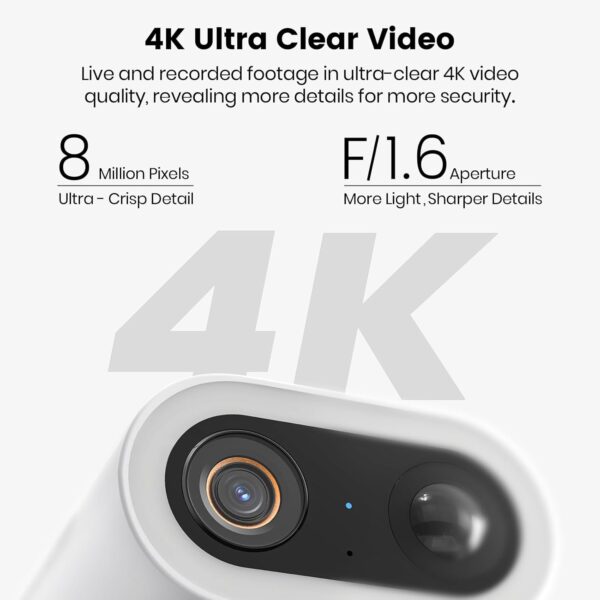 AOSU SolarCam P1 Max, Solar Security Camera Wireless Outdoor, 4K UHD Camera for Home Security with Enhanced AI Detection for Fences & Parking, Integrated Solar Panel, Easy Setup, No Monthly Fees