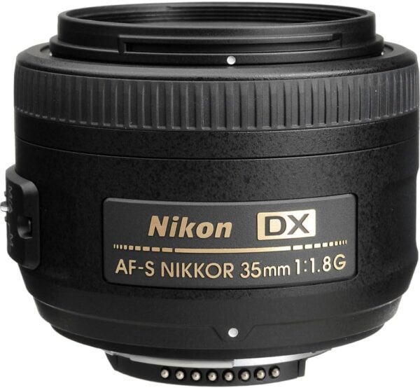 Nikon - AF-S DX NIKKOR 35mm f/1.8G Standard Lens (2183) + Filter Kit + Cap Keeper + Cleaning Kit