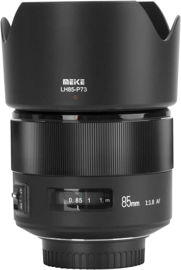 Meike 85mm F1.8 Auto Focus Full Frame Large Aperture Portrait Lens Compatible with Nikon F Mount DSLR Cameras D850 D750 D780 D610 D3200 D3300 D3400 D3500 D5500 D5600 D5300 D5100 D7200 etc.