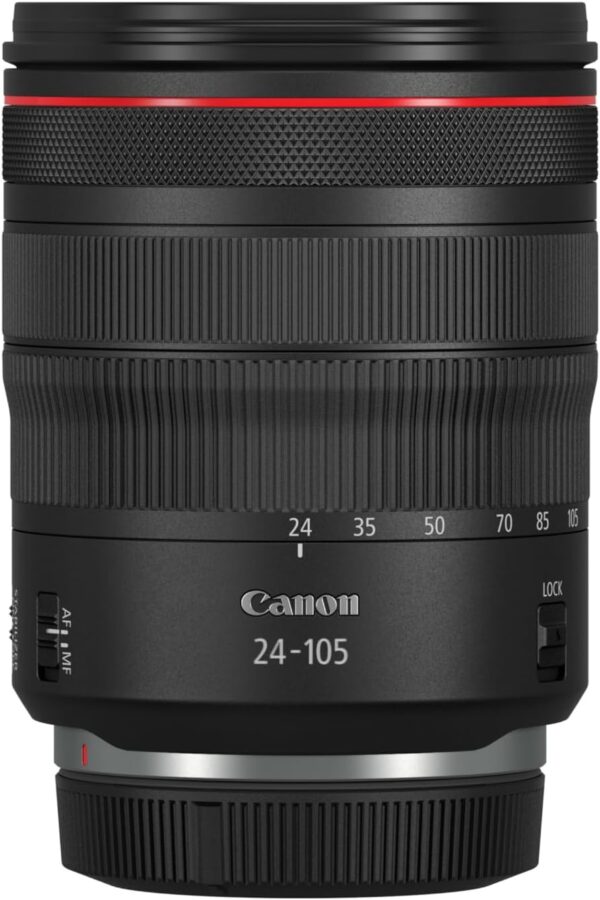 Canon RF 24-105mm f/4L IS USM Lens, Black - 2963C002