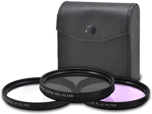 Sony Sonnar T FE 55mm f/1.8 ZA Full Frame Lens with Pro Kit. Includes: UV Filter, Circular Polarizing Filter, Fluorescent Day Filter, Sony Lens Hood, Front & Rear Caps - International Version