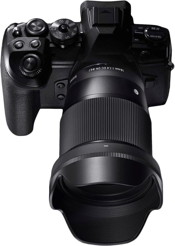 Sigma 16mm f/1.4 DC DN Contemporary Lens for Sony E (402965) Black
