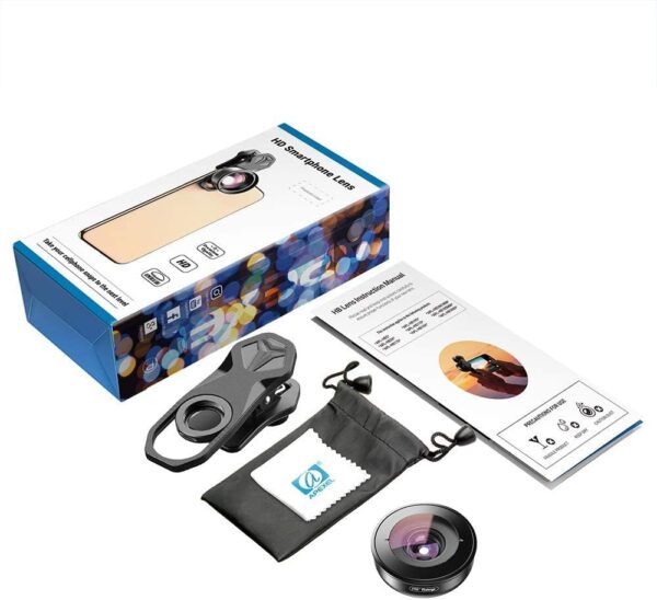 Apexel Professional Macro Photography Lens for Dual Lens/Single Lens iPhone,Pixel,Samsung Galaxy Smartphones