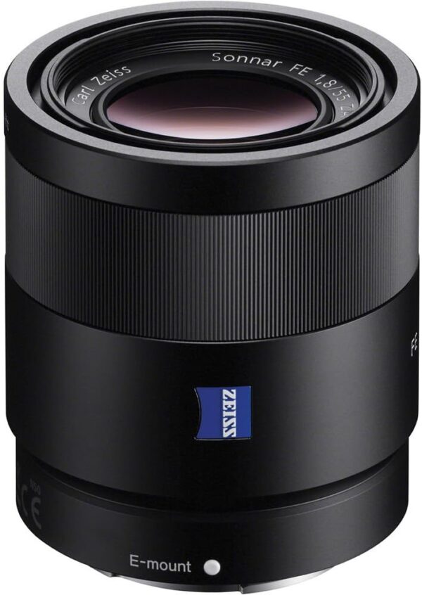 Sony Sonnar T FE 55mm f/1.8 ZA Full Frame Lens with Pro Kit. Includes: UV Filter, Circular Polarizing Filter, Fluorescent Day Filter, Sony Lens Hood, Front & Rear Caps - International Version