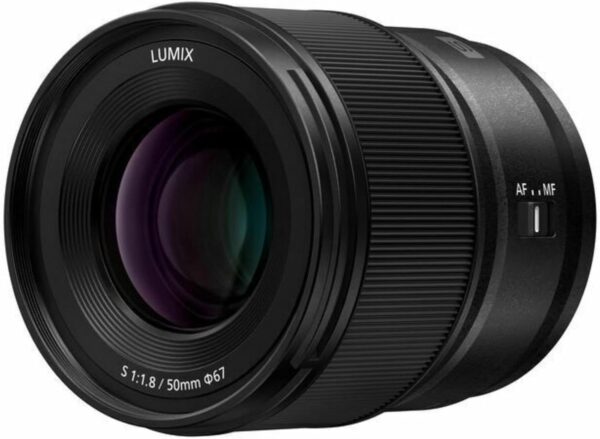 Panasonic LUMIX S Series Camera Lens, 50mm F1.8 L-Mount Interchangeable Lens for Mirrorless Full Frame Digital Cameras, S-S50 Black
