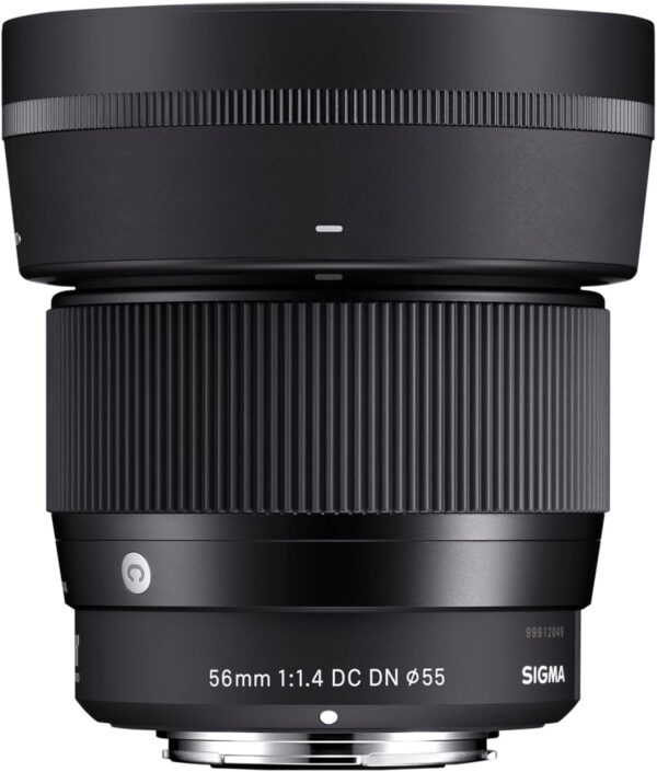 Sigma 56mm for E-Mount (Sony) Fixed Prime Camera Lens, Black (351965)