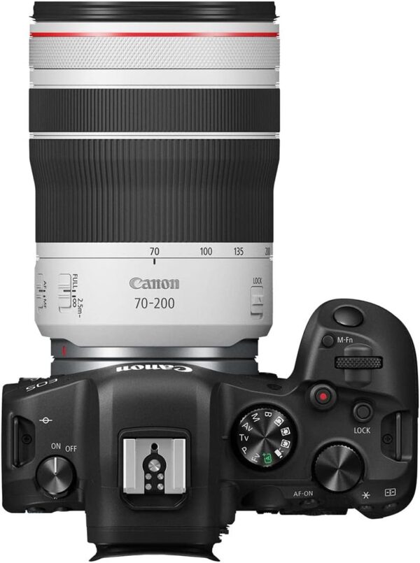 Canon RF70-200mm F4 L is USM Lens, Telephoto Zoom Lens, Compatible with EOS R Series Mirrorless Cameras, White