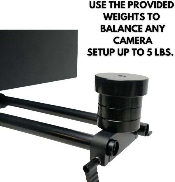 Glide Gear REVO 50 Video Camera Product Shot 360 Rotating Platform Rig