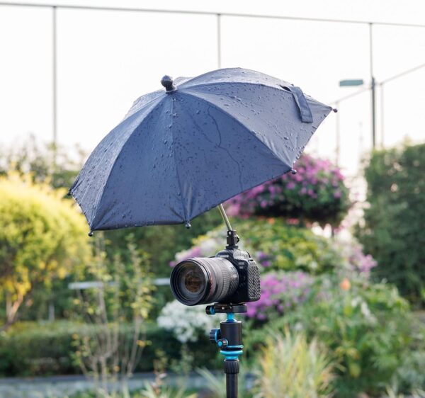 DSLR Mirrorless Camera Hot Shoe Umbrella Rain Cover Protector Sunshade for Canon EOS R100 R50 R8 R7 R10 R3 R6 Mark II R5 C Rp R Rebel T8i T7 90D A7RV A7 IV A7S III II Z8 Z9 Z30 Z5 Z6 Z7II