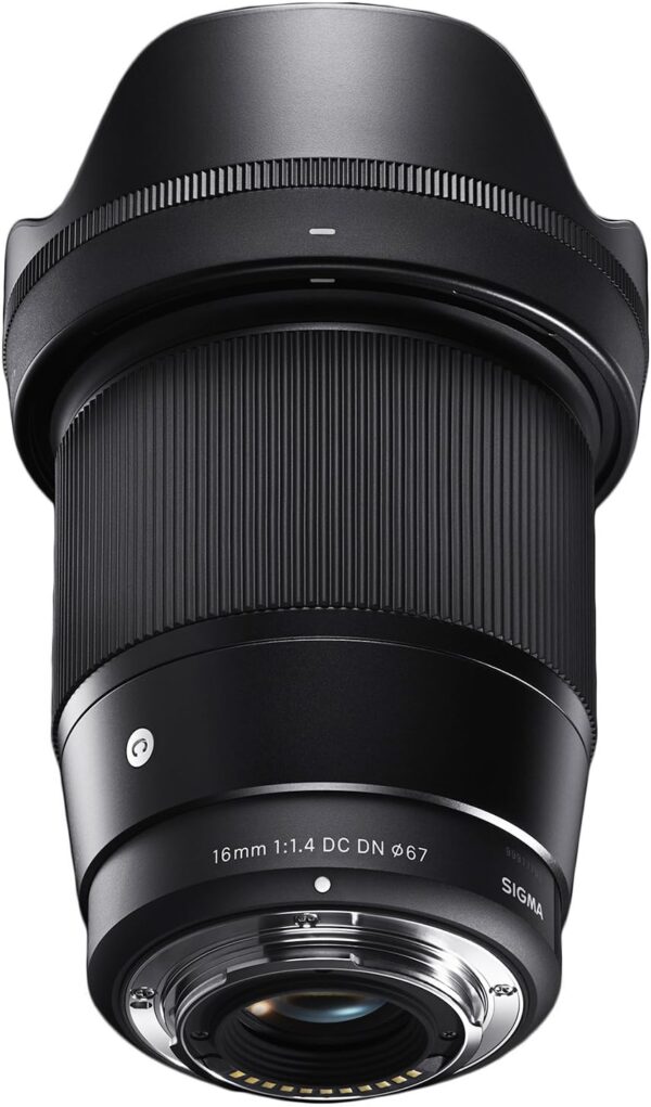 Sigma 16mm f/1.4 DC DN Contemporary Lens for Sony E (402965) Black