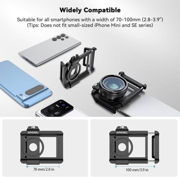 Zoom Macro Lens Kit - 10-20X Universal Phone Lens, HD Macro Photography for iPhone, Android & More