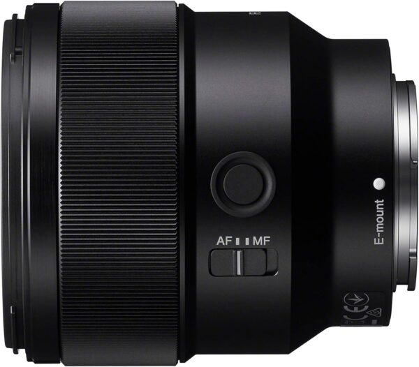 Sony SEL85F18 85mm F/1.8-22 Medium-Telephoto Fixed Prime Camera Lens, Black