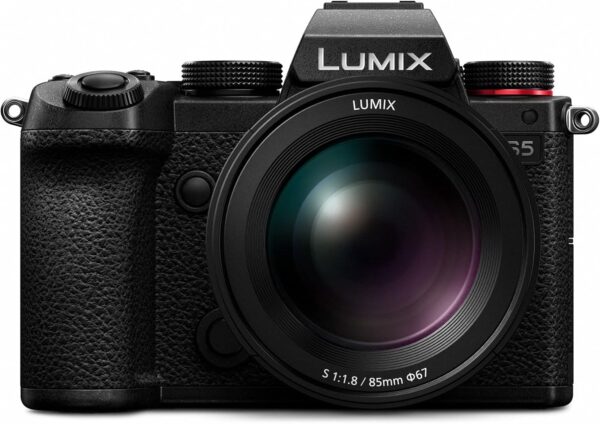 PANASONIC LUMIX S Series Camera Lens, 85mm F1.8 L Mount Interchangeable Lens for Mirrorless Full Frame Digital Cameras, S-S85, Black