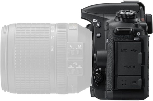 Nikon D7500 DSLR Camera Kit with 18-55mm VR & 70-300mm Lenses + 420-800mm Lens + 128GB Memory, LED Light, Microphone, Spare Battery, Filters, Case, Tripod, and More (49pc Video Bundle) (Renewed)