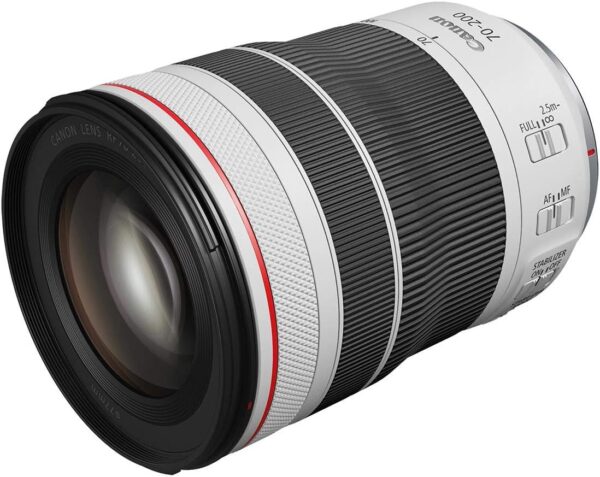 Canon RF70-200mm F4 L is USM Lens, Telephoto Zoom Lens, Compatible with EOS R Series Mirrorless Cameras, White