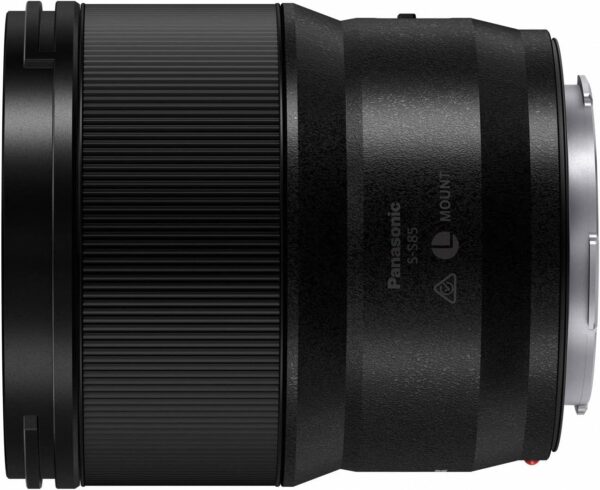 PANASONIC LUMIX S Series Camera Lens, 85mm F1.8 L Mount Interchangeable Lens for Mirrorless Full Frame Digital Cameras, S-S85, Black