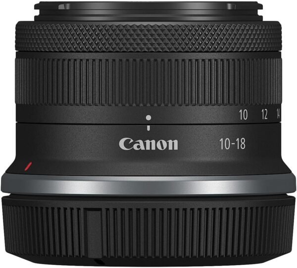 Canon RF-S10-18mm F4.5-6.3 is STM Ultra-Wide-Angle Zoom Lens, Mirrorless, Great for Vlogging & Selfies, Compact & Lightweight, for Video, Travel, Landscapes & Interiors