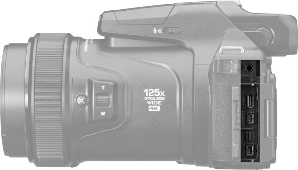 NIkon COOLPIX P1100 Superzoom Digital Camera | 125x Optical Zoom with Image Stabilization 16 MP 4K Ultra HD Video Wi-Fi Connectivity RAW Format and Rotating LCD Screen (Black)