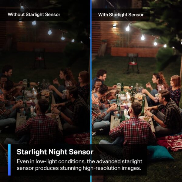Tapo TP-Link 2K QHD Security Camera Outdoor Wired, Starlight Sensor for Color Night Vision, Free AI Detection, Built-in Siren, Cloud/SD Card Storage, Works with Alexa & Google Home C320WS