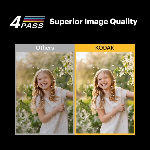 KODAK Mini Shot 3 Retro 4PASS 2-in-1 Instant Digital Camera and Photo Printer (3x3 inches) + 60 Sheets Cartridge Bundle, White