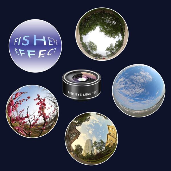 Phone Camera Lens (11 Lenses) Phone Lens Kit, Clip on Fisheye/Macro/Wide Angle Lens Attachment with Travel Case for iPhone 14 13 12 11 Xs X Pro Max Samsung Android Smartphone
