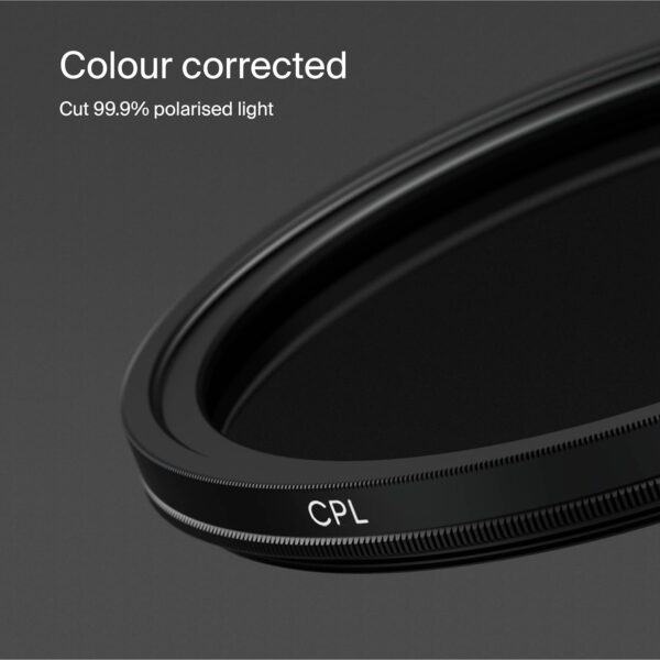 Urth 52mm Circular Polarizing (CPL) Lens Filter — Multi-Coated, Slim Design for Camera Lens Polarization