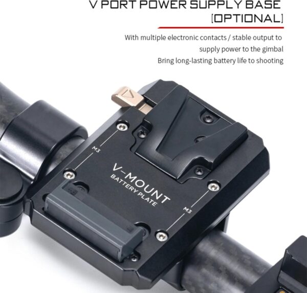 Tilta Advanced Ring Grip Compatible with DJI Ronin RS3 Pro/ RS4/ RS4 Pro | Carbon Fiber | Smoother Movement & Flexibility | Video Stabilization | Multiple Power Options | TGA-ARG