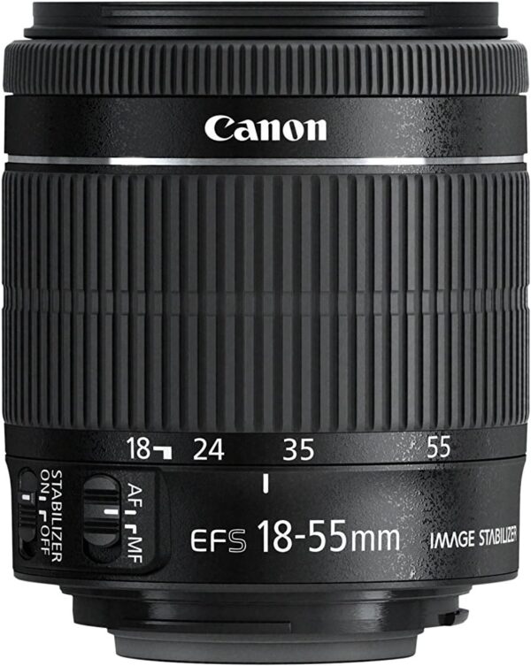 Canon EF-S 18-55mm f/3.5-5.6 is STM Camera Lens