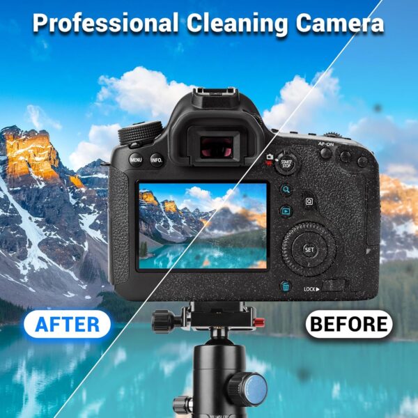 Camera Lens Cleaning Kit, 10-in-1 Camera Cleaning Kit, Camera Lens Cleaner and Camera Accessories, Includes Lens Cleaning Kit/Lens Cleaner/Lens Cleaning Pen/Soft Brush