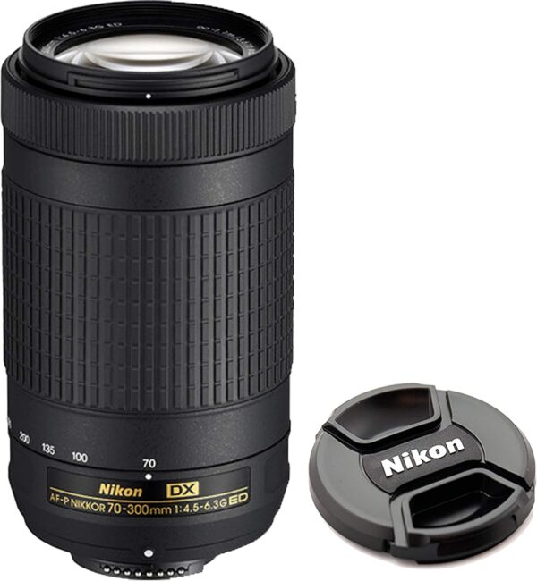Nikon D7500 DSLR Camera Kit with 18-55mm VR & 70-300mm Lenses + 420-800mm Lens + 128GB Memory, LED Light, Microphone, Spare Battery, Filters, Case, Tripod, and More (49pc Video Bundle) (Renewed)