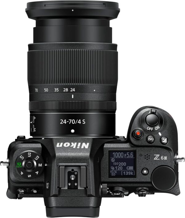 Nikon Z6 III with 24-70mm f/4 Lens | Full-Frame mirrorless Stills/Video Camera with 6K/60p Internal RAW Recording | Nikon USA Model