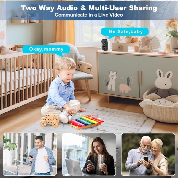 Security Cameras Wireless Outdoor, 2K Battery Powered WiFi Cameras for Home Security with AI Motion Detection, Color Night Vision, Spotlight, Siren, Waterproof, SD/Cloud Storage