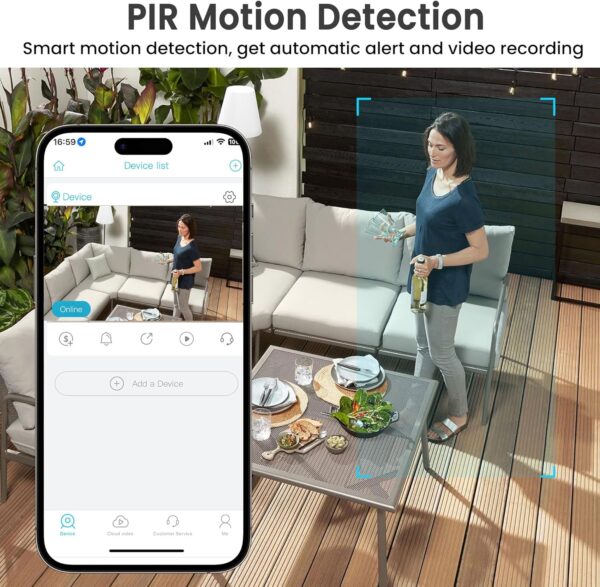 Hidden Camera, 2K HD Mini Camera, Spy Camera with Cloud & SD Storage, 100-Day Standby Time Small Camera, Cameras for Home Security AI Motion Detection