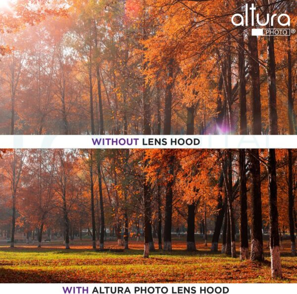 Altura Photo 58MM Tulip Flower Lens Hood for Canon EOS 77D 80D 90D Rebel T8i T7 T7i T6i T6s T6 SL2 SL3 DSLR Cameras with Canon EF-S 18-55mm f/3.5-5.6 is Lens and Select Nikon Lenses